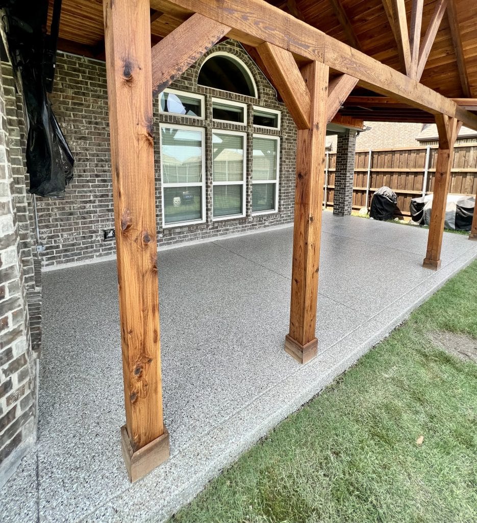 Fall Patio Maintenance with Polyurea Coating in Dallas, Texas