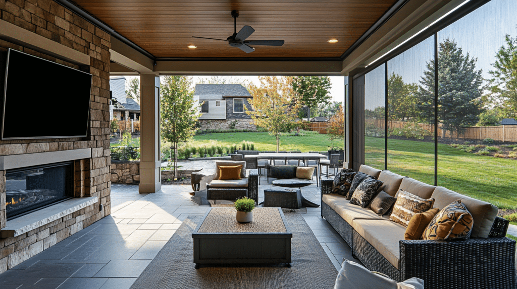 Outdoor Entertainment Spaces: The Perfect Setup with Patio Screens & Polyurea Patio Coatings