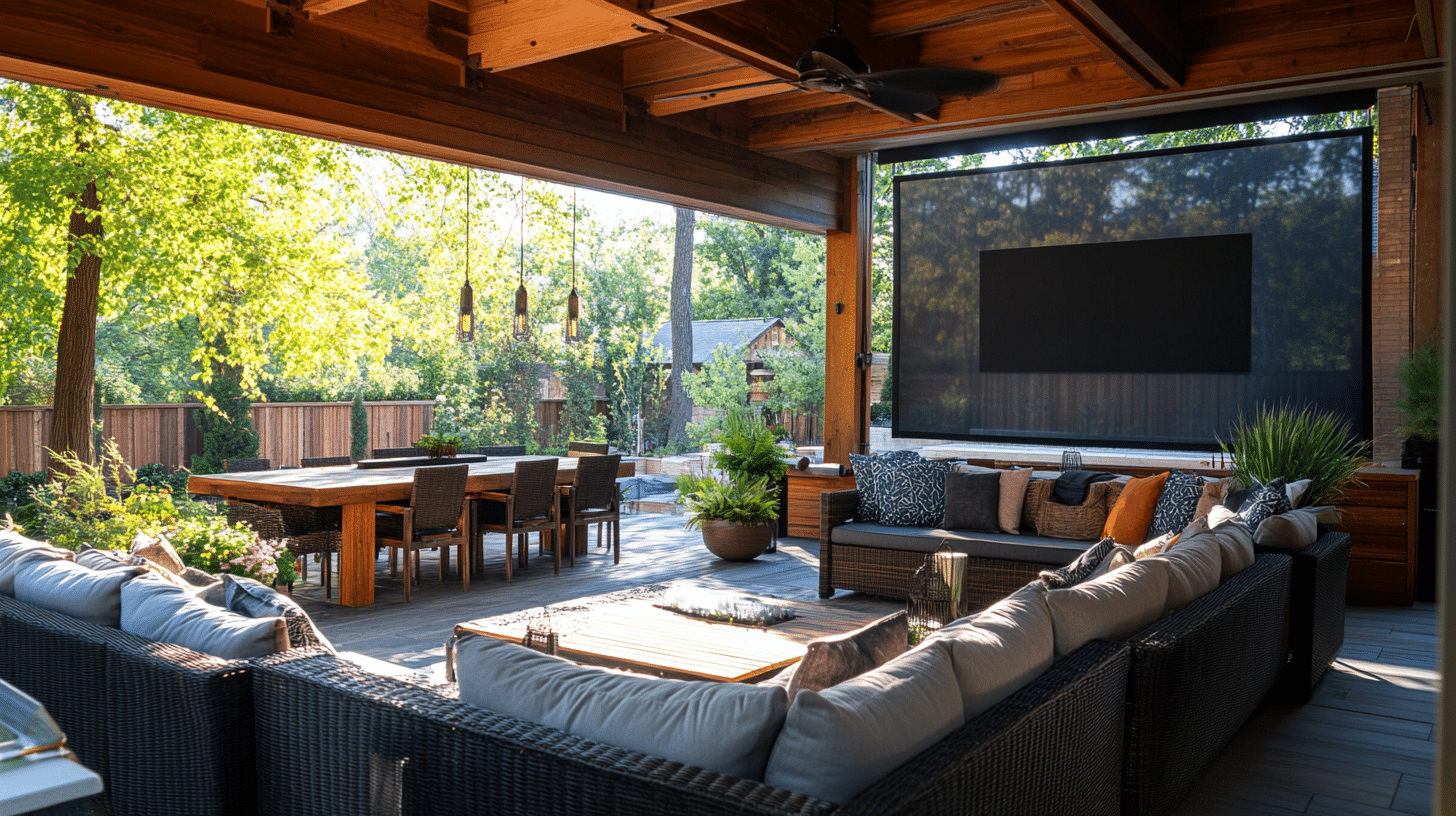 Outdoor Entertainment Spaces: The Perfect Setup with Patio Screens & Polyurea Patio Coatings