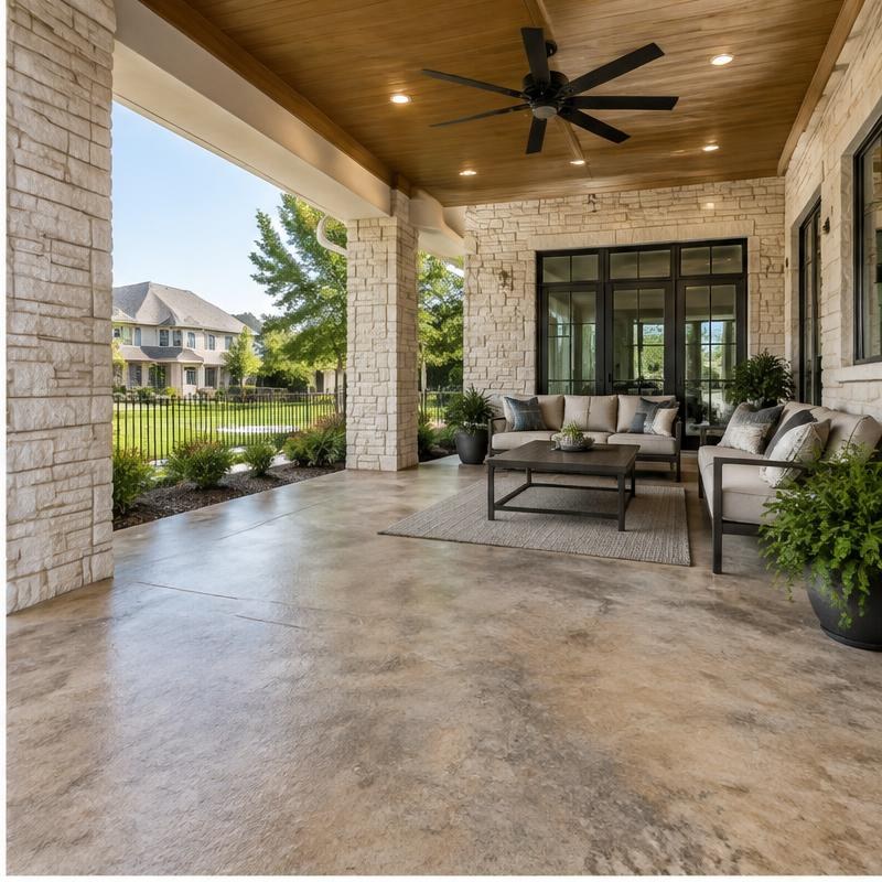 Finished Classic Concrete Coatings project